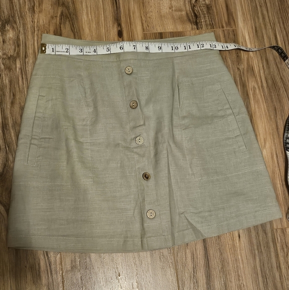 Altar'd State Gray Pencil Mini Skirt Casual - Picture 6 of 7